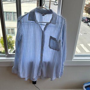Old Navy Crinkle Boyfriend Shirt
